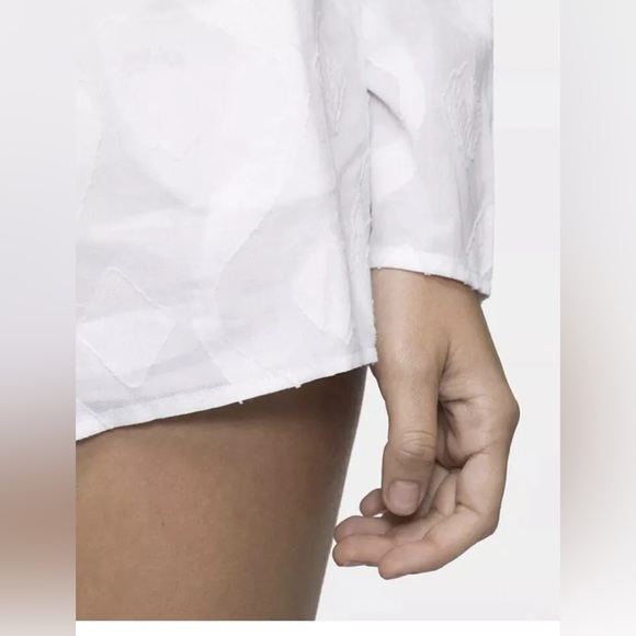 Women's Tavik Amour Romper Long sleeve white one piece size small Tillys New - Picture 11 of 12